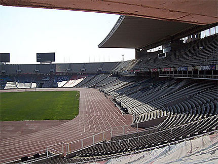 Intérieur de l'Estadi Olimpic