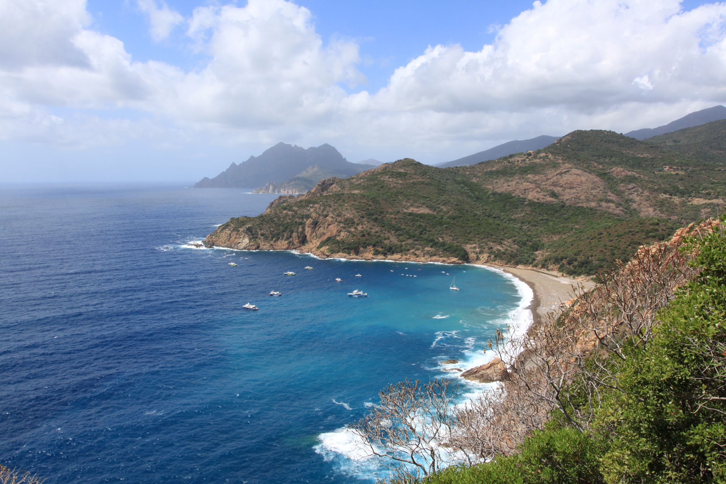 Golfe de Porto - vue sur la côte Golfe de Porto - vue sur la côte