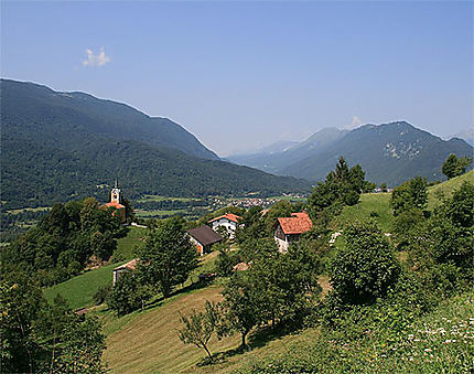 Paysage des Alpes slovènes