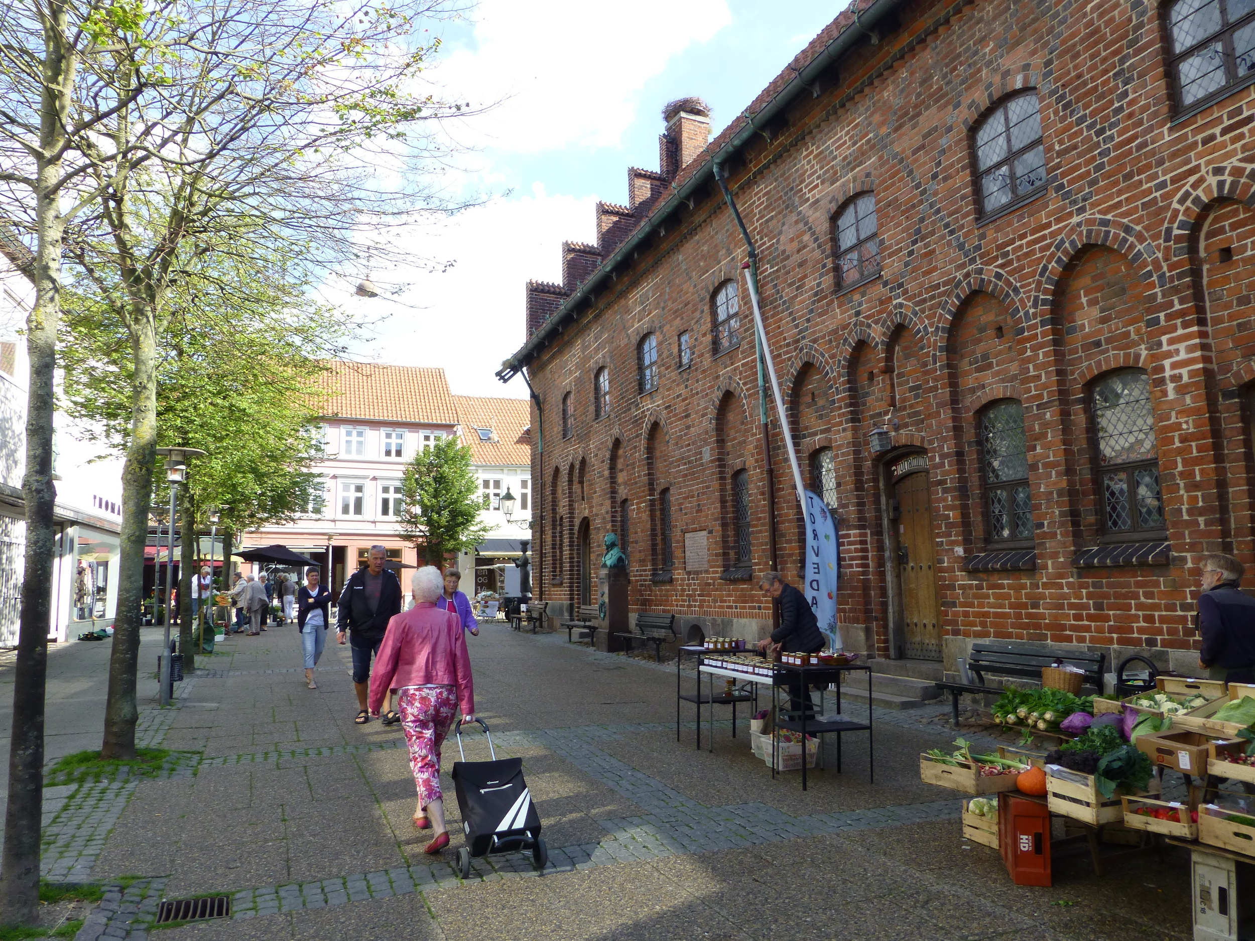 Jour de marché à Randers Jour de marché à Randers