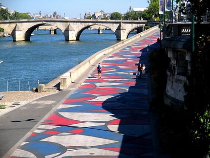 Berges de la Seine colorées