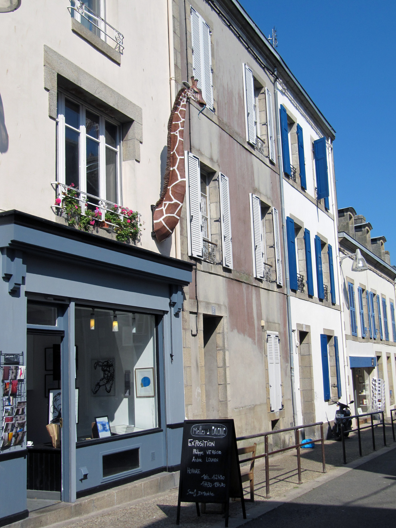 Façades dans le vieux Douarnenez Façades dans le vieux Douarnenez