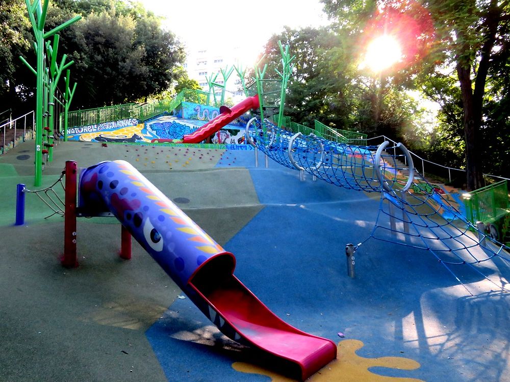 Aire de jeux du parc de Belleville 