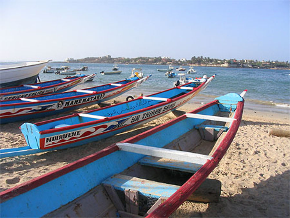 Pirogue sur la plage 