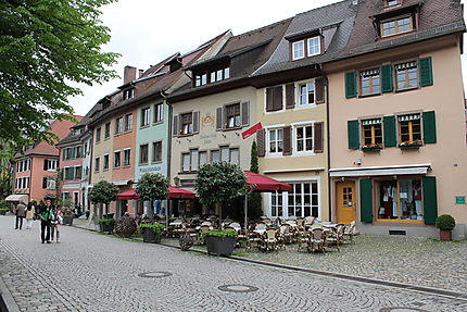 Une rue piétonne de Staufen