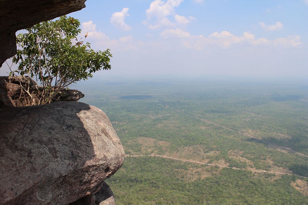 Preah Vihear situé sur une falaise