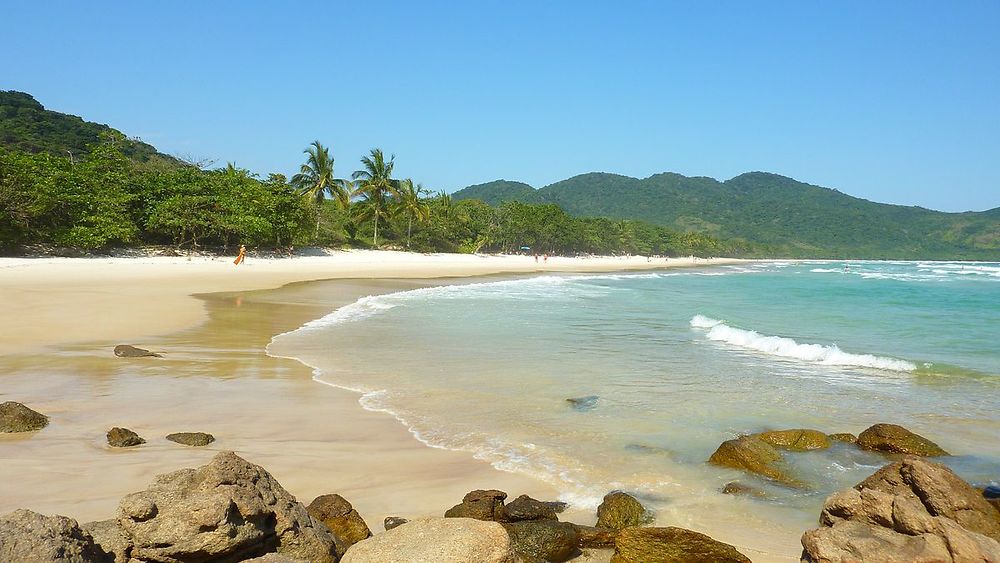 Plage de Lopez Mendes à Ilha Grande