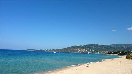 Un des plages de Sagone Un des plages de Sagone