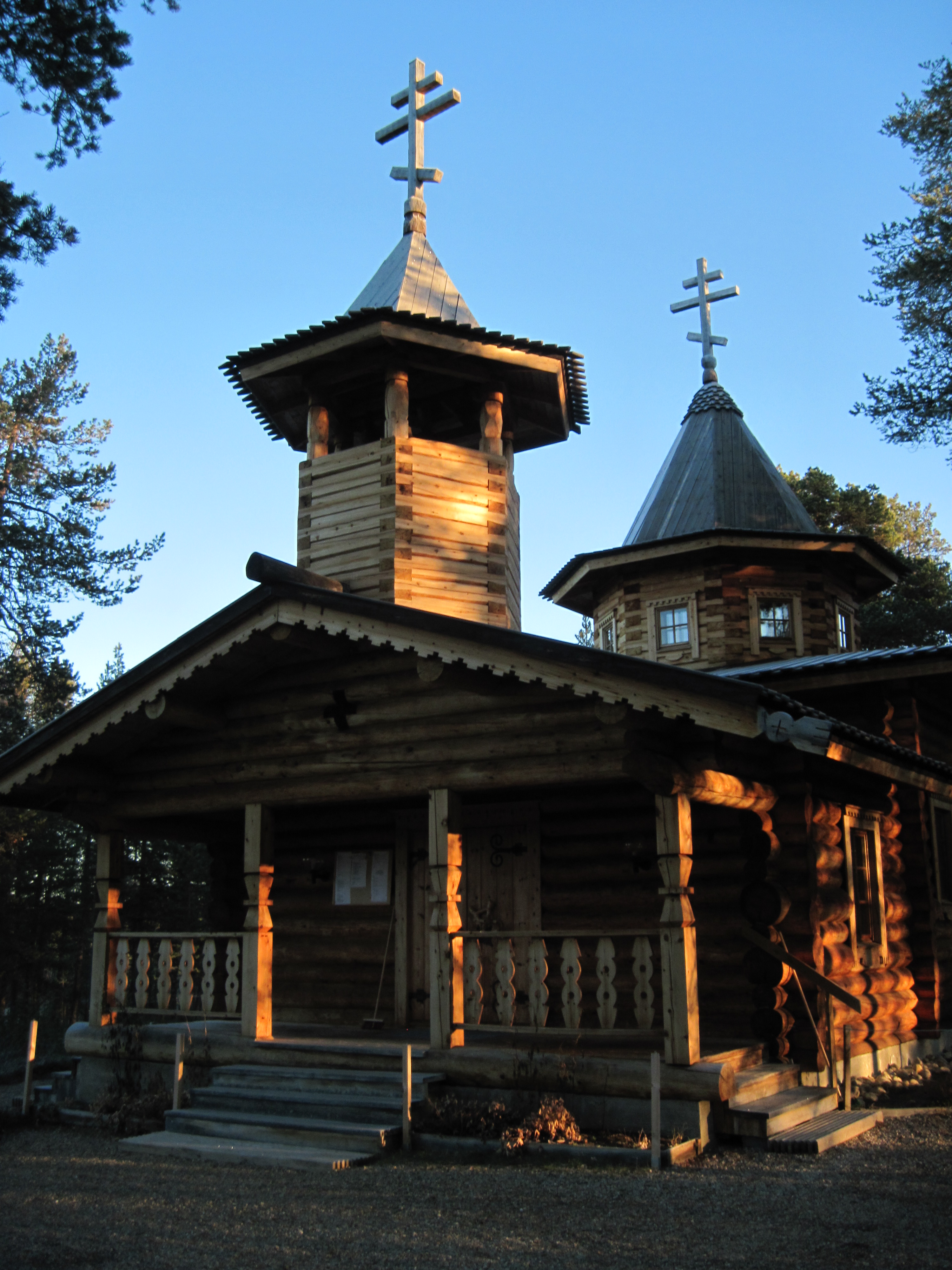 Eglise d'Ivalo au nord de la Finlande Eglise d'Ivalo au nord de la Finlande