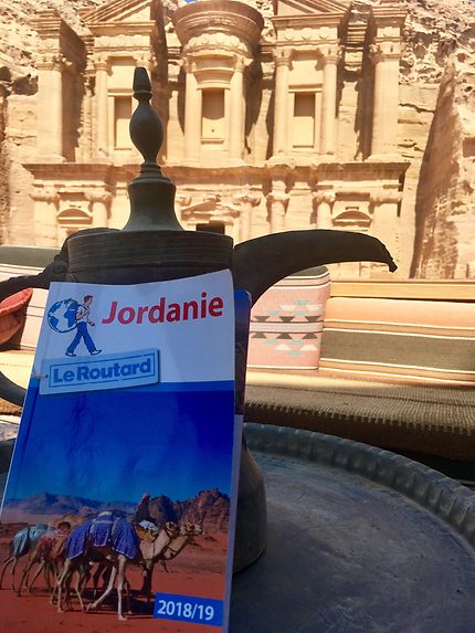 Petite pause Routard à Petra, en Jordanie