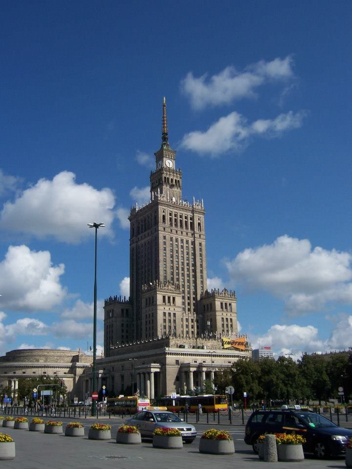 Le palais de la Culture et Science à Varsovie