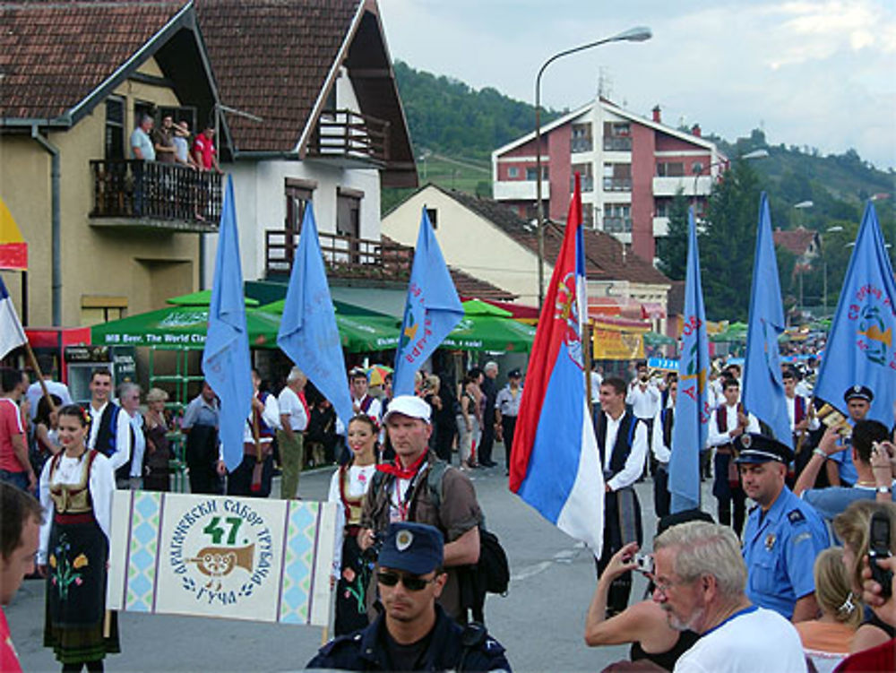 Festival de Guca - Défilé des orchestres