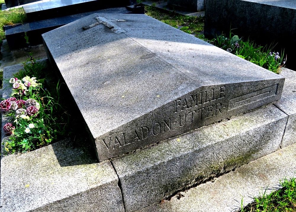 Tombe de Suzanne Valadon artiste peintre 