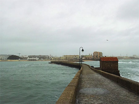 Vue de Cadiz depuis le fort Vue de Cadiz depuis le fort