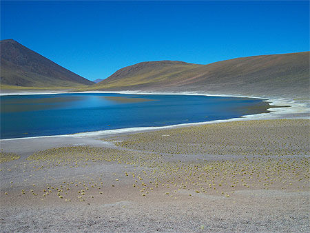 Lac dans le désert d'Atacama