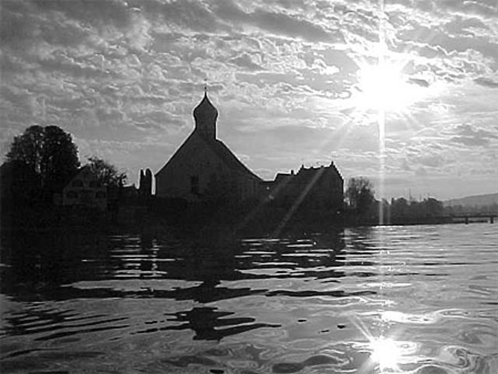 Wasserburg à contre jour