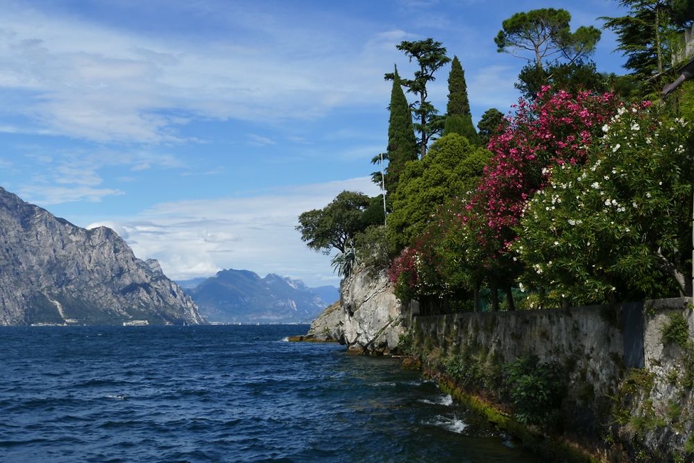 panorama sur le lac de Garde à Malcesine