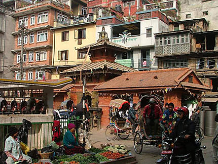 Les rues de Kathmandu