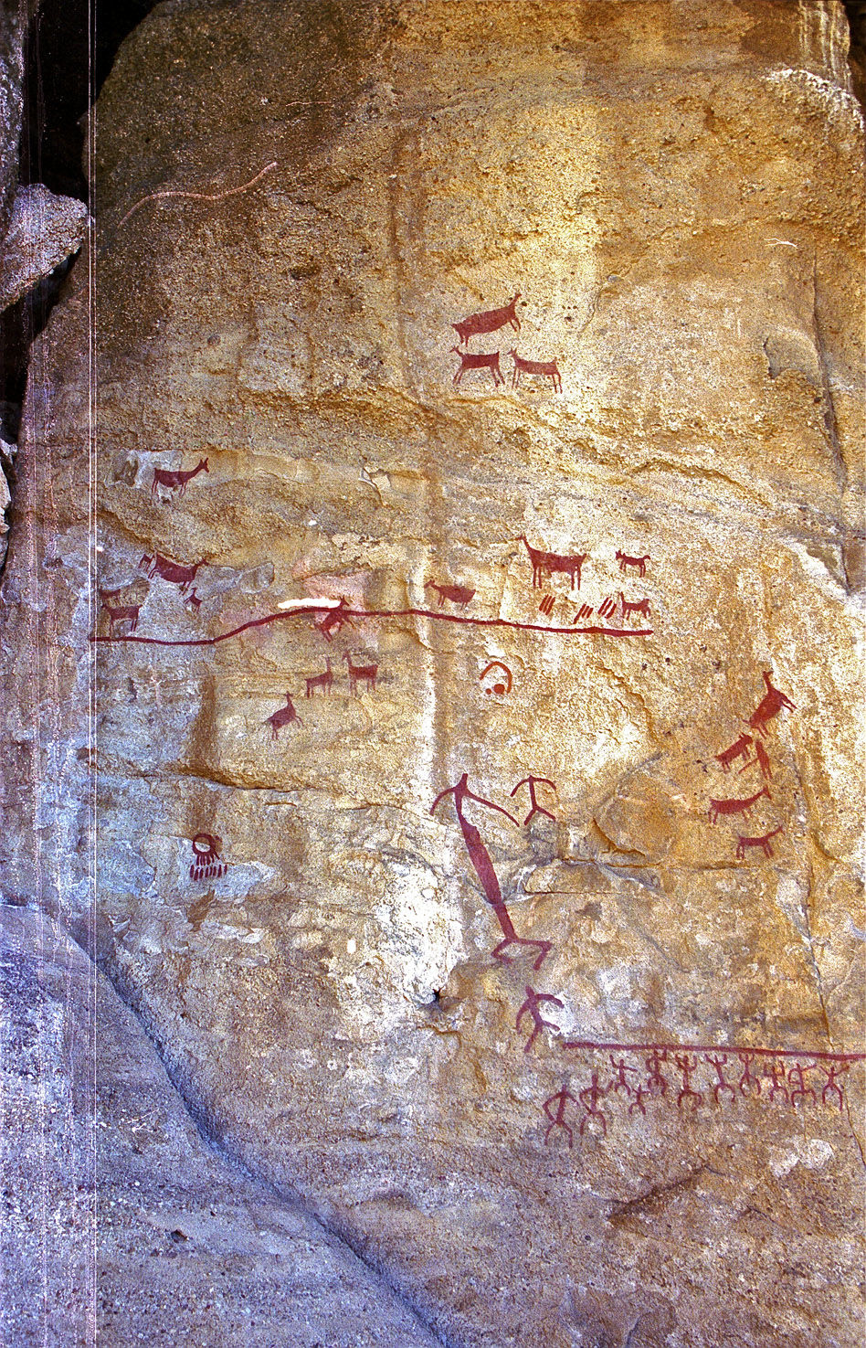 Punta Walichu : peintures rupestres Tehuelche