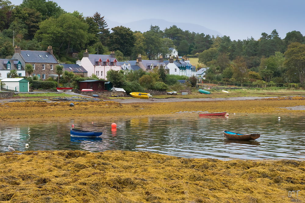 La baie de Plockton à marée basse