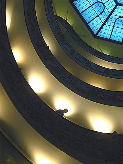 Escalier hélicoidal du musée du Vatican