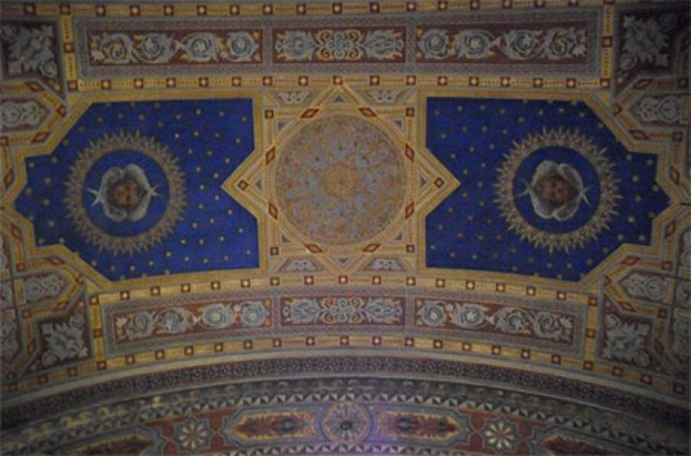 Plafond de l'église