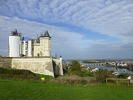 Vue près du Château de Saumur