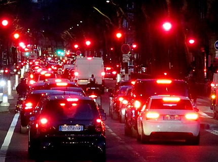 Les embouteillages dans Paris