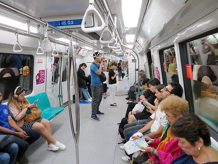 Rame de métro à Singapour