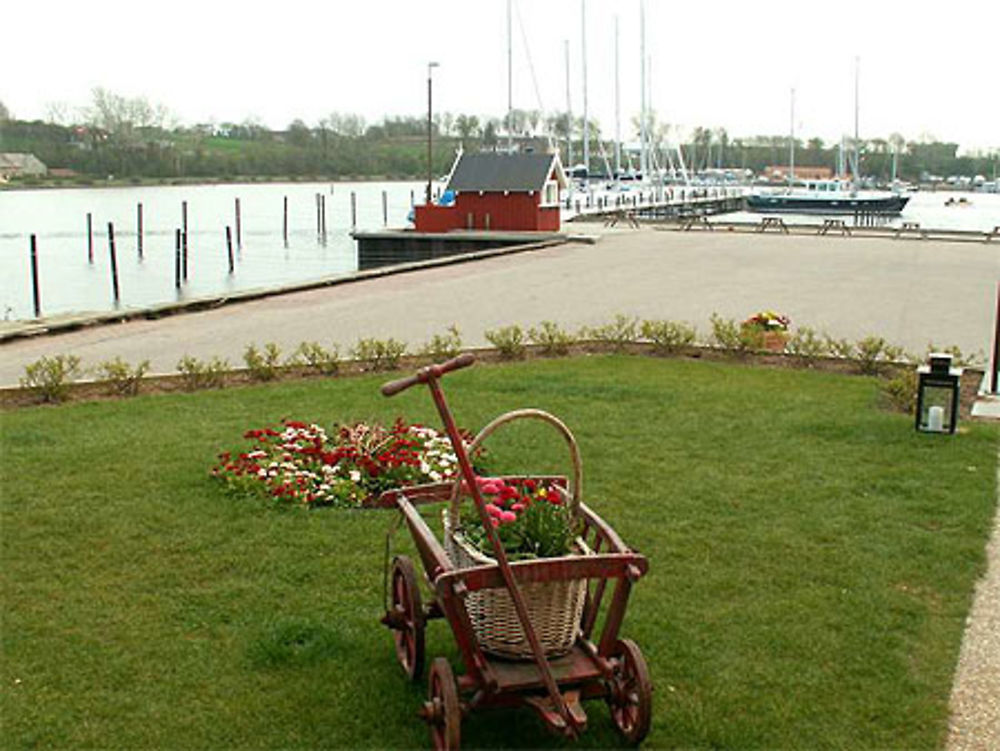 Petit port vers Holm Mark sur l'île d'Als - Danemark