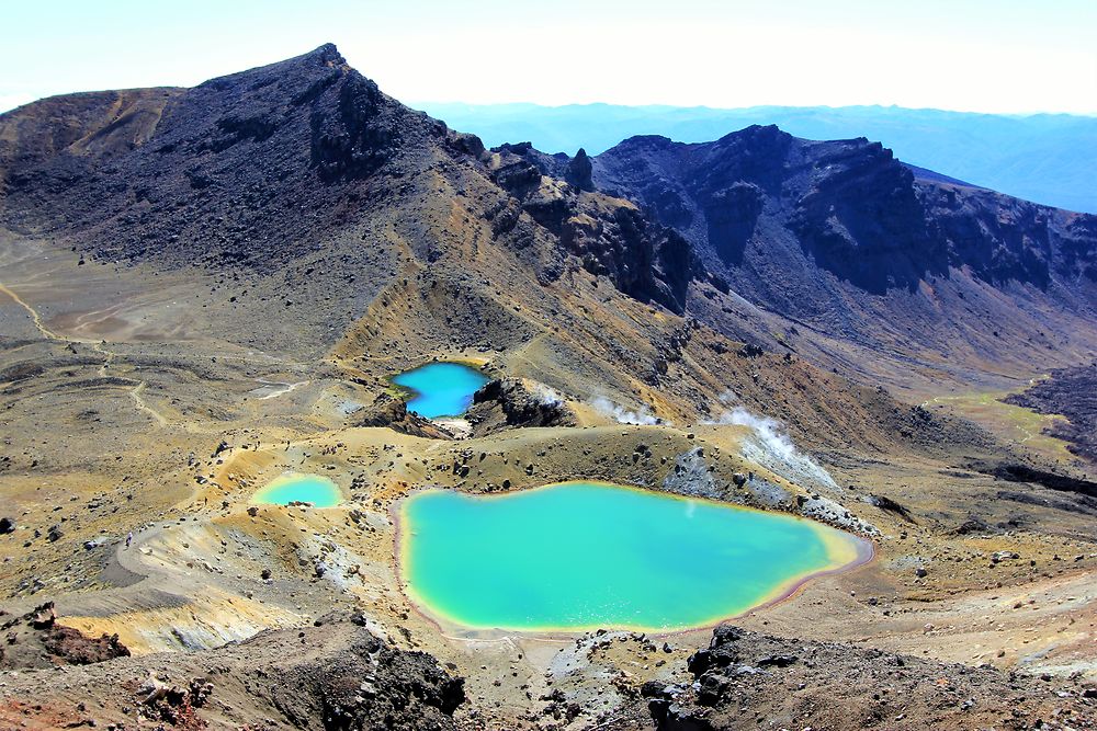 Tongariro Crossing Les lacs émeraude