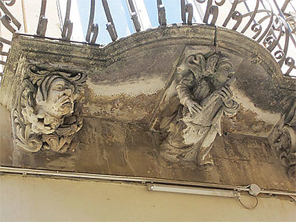 Balcons baroques à Ragusa Ibla