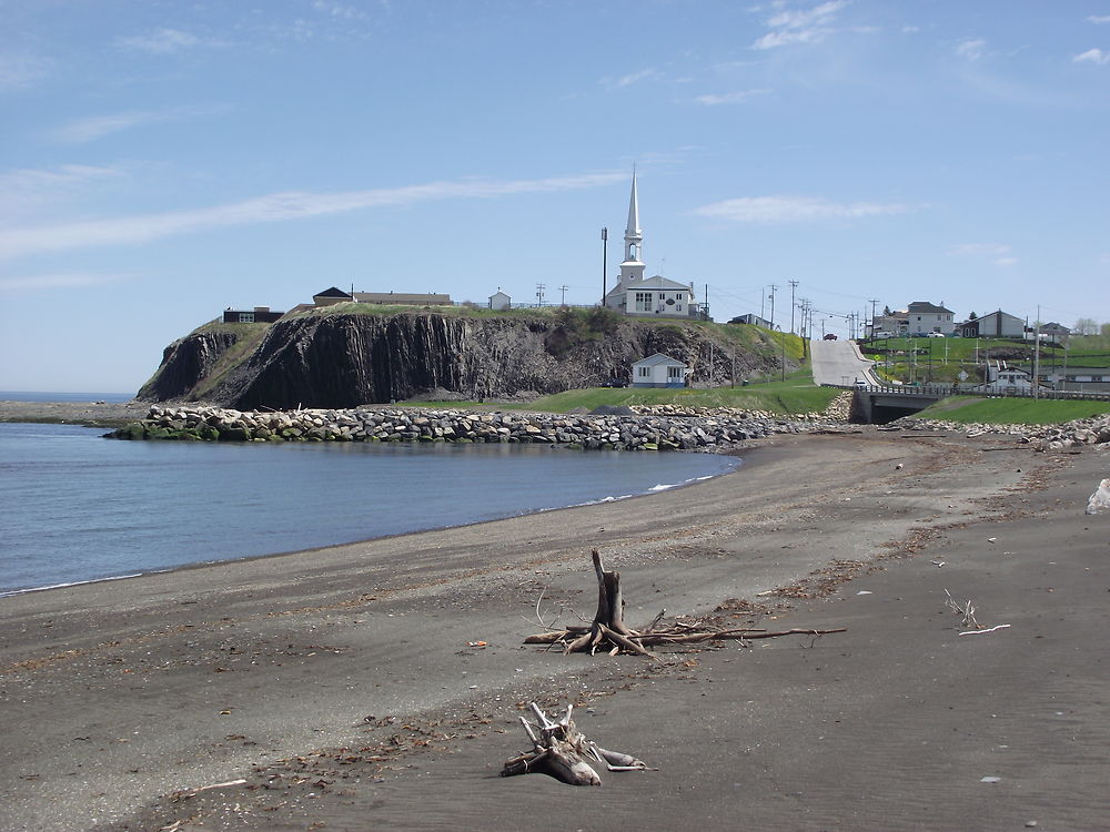 Plage à Grande-Vallée