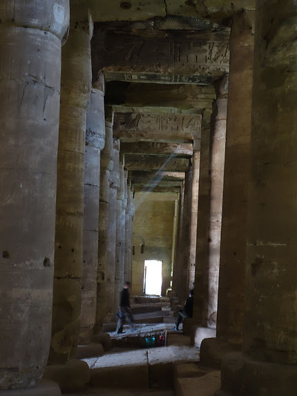 Temple d'Abydos, au nord de Louxor. Egypte