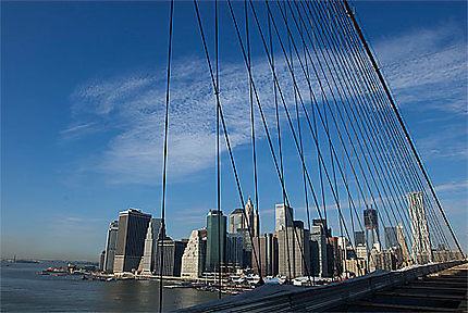Manhattan depuis le pont de Brooklyn