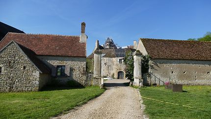 Chateau de Meauce en restauration