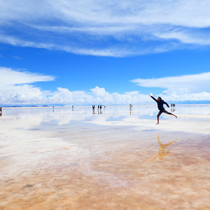 Danse sur le sel de Bolivie, Salar d'Uyuni