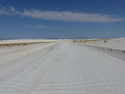 Route à White Sands