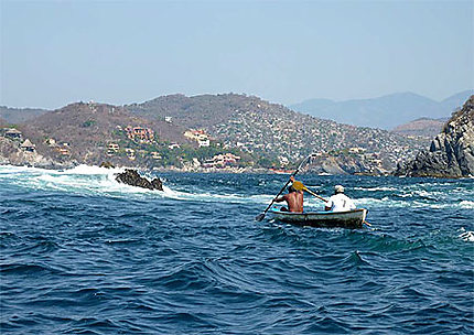 Pêcheurs dans la Baie de Zihuatanejo