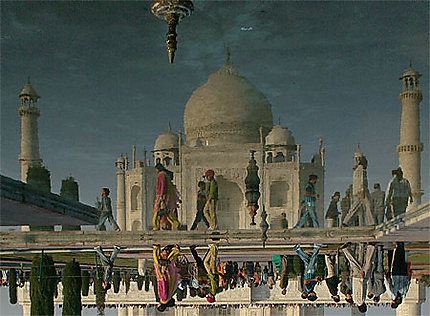 Taj Mahal englouti