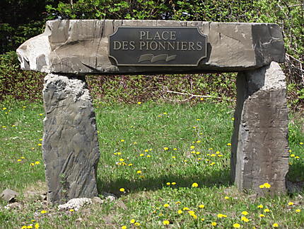 Place des Pionniers à Petite-Vallée