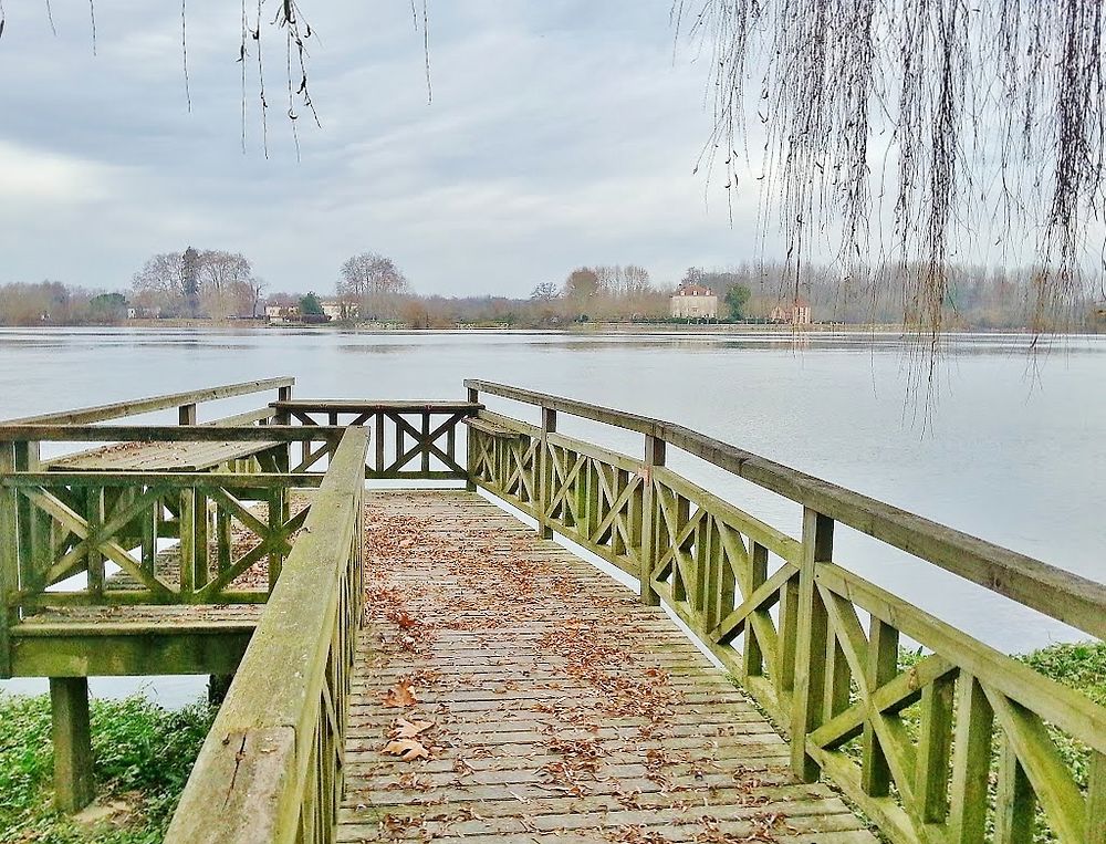 Ponton sur l'Adour