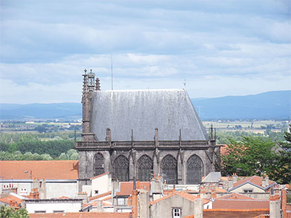 Riom. Vue depuis la tour de l'Horloge