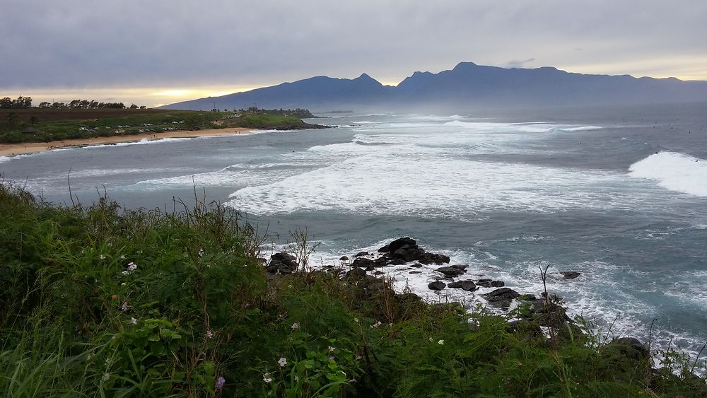 Couché de soleil - Ho'okipa beach park