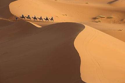 Dunes de Merzouga au Maroc