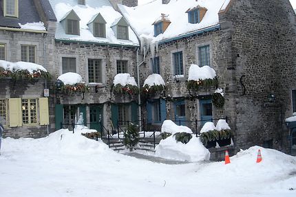 Centre-ville de Québec, détails de maisons