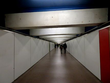 Couloirs des correspondances du métro barcelonais