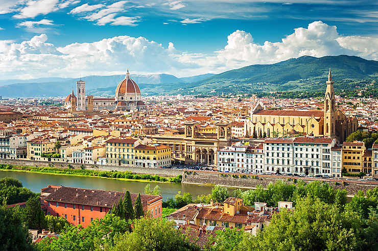 Florence et la campagne toscane (Italie)