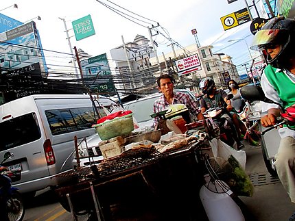 Marchand ambulant à Pattaya