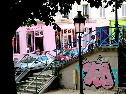 Maisons roses Quai de Valmy